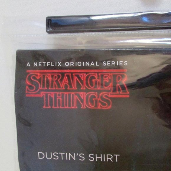 Stranger Things Costume Dustin's Camp Know Where T Shirt Size Adult S/M - Picture 3 of 8